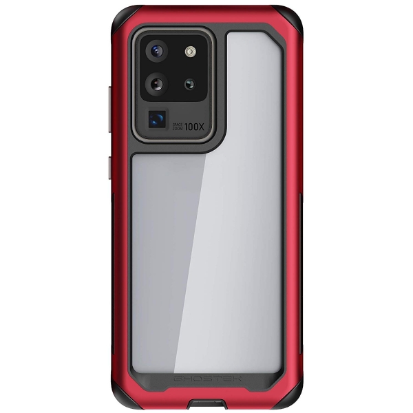 Ghostek Galaxy S20 Ultra Atomic Slim Serisi Klf (MIL-STD-810G)-Red