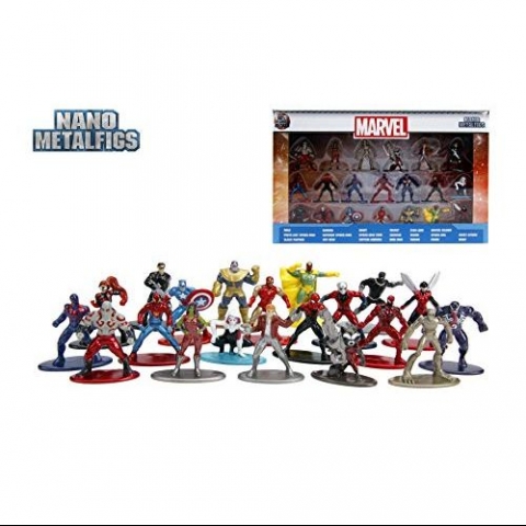 Jada Toys Marvel Nano Action Figr Set