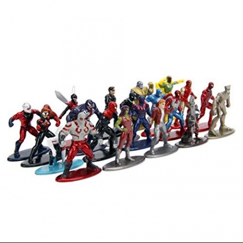 Jada Toys Marvel Nano Action Figr Set