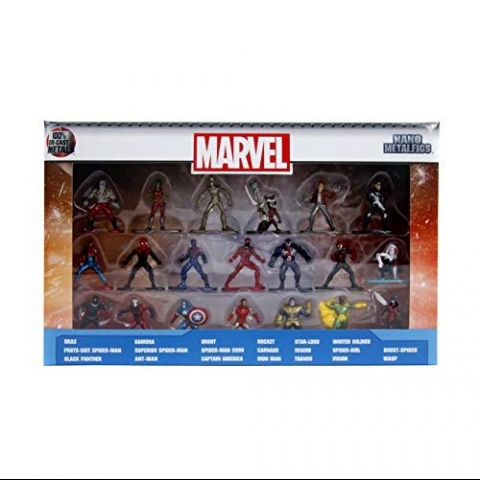 Jada Toys Marvel Nano Action Figr Set
