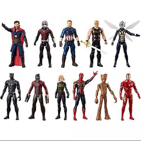 Marvel Titan Hero Series Action Figr Mega Collection(11 para)