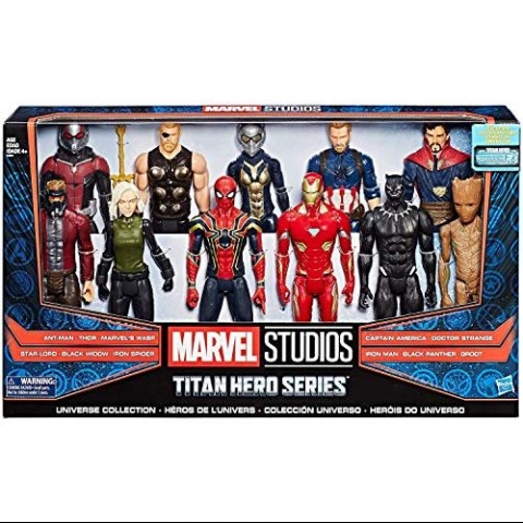 Marvel Titan Hero Series Action Figr Mega Collection(11 para)