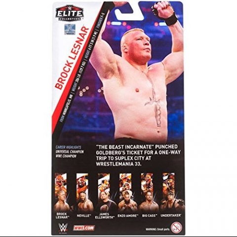 WWE Brock Lesnar Elite Collection Action Figr