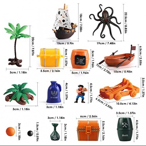 BeebeeRun Korsan Action Figr Set