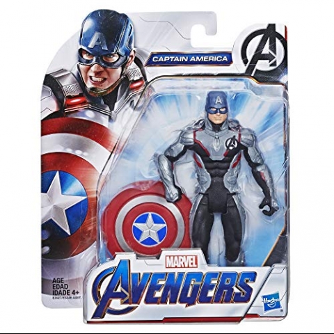 Avengers Marvel Endgame Team Suit Captain America Action Figr