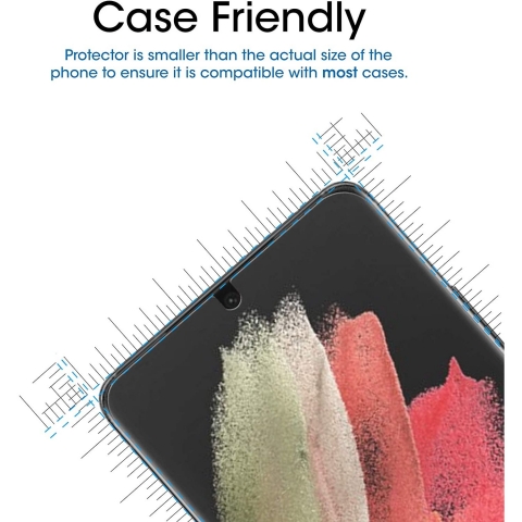 amFilm Samsung Galaxy S21 Ultra Ekran Koruyucu Film (2 Adet)