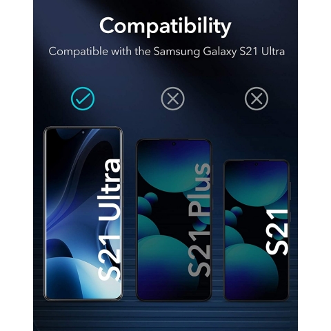 ESR Samsung Galaxy S21 Ultra Ekran Koruyucu Film (3 Adet)