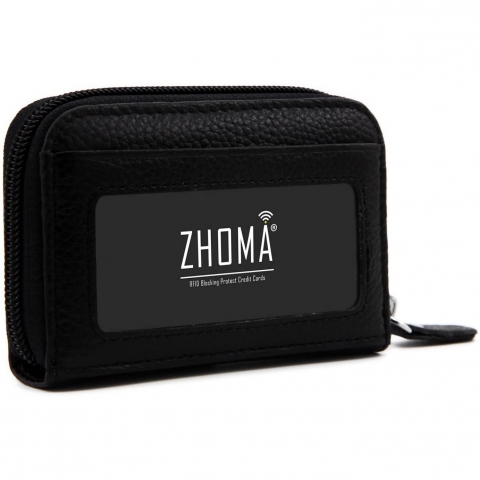 Zhoma RFID Engellemeli Unisex Kartlk (Siyah)