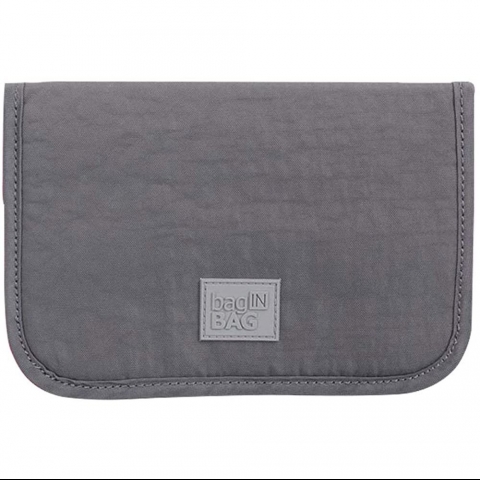 IN RFID Engellemeli �nce Erkek Kartl�k (Gri)