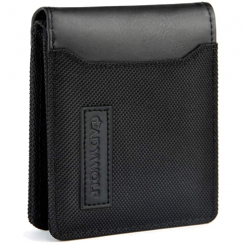 CADYWOLF RFID Engellemeli �nce Erkek C�zdan (Siyah)