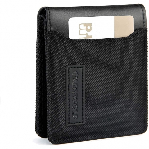 CADYWOLF RFID Engellemeli �nce Erkek C�zdan (Siyah)