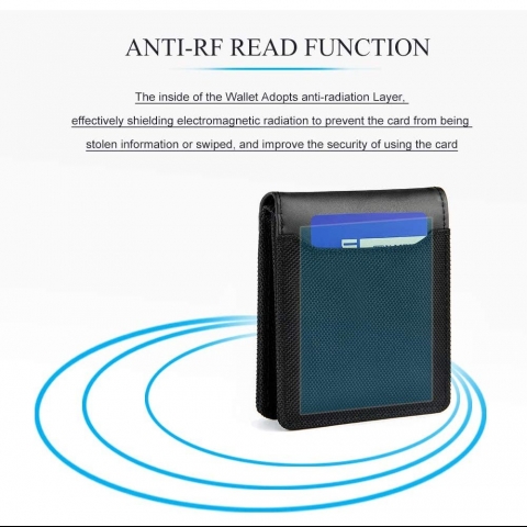 CADYWOLF RFID Engellemeli �nce Erkek C�zdan (Siyah)