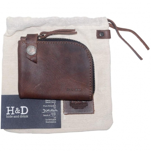 Hide & Drink Unisex C�zdan (Kahve)