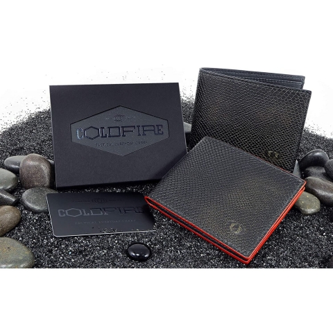 COLDFIRE RFID Engellemeli Erkek �nce Kartl�k (Siyah)