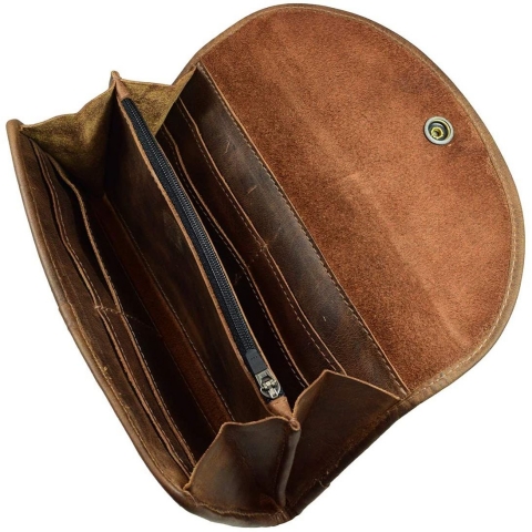 Hide & Drink Unisex �nce C�zdan (Kahve)