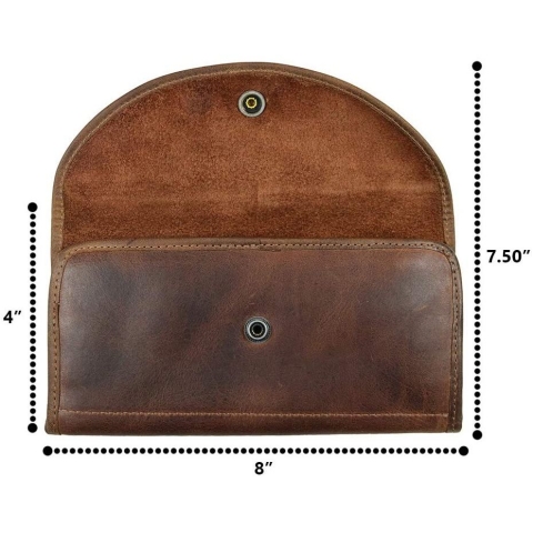 Hide & Drink Unisex �nce C�zdan (Kahve)