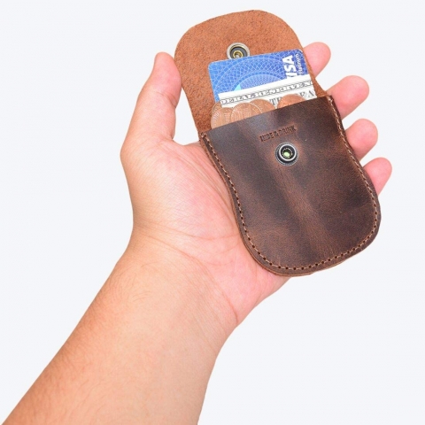 Hide & Drink Unisex C�zdan (Kahve)