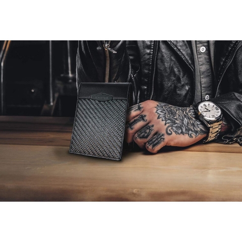 COLDFIRE RFID Engellemeli �nce Kartl�k (Siyah)