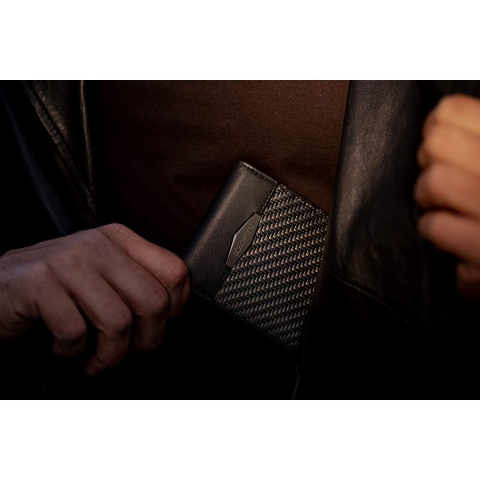 COLDFIRE RFID Engellemeli �nce Kartl�k (Siyah)