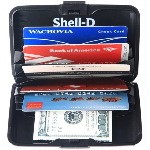 SHELL-D RFID Engellemeli Kartl�k (Ku� Desenli)