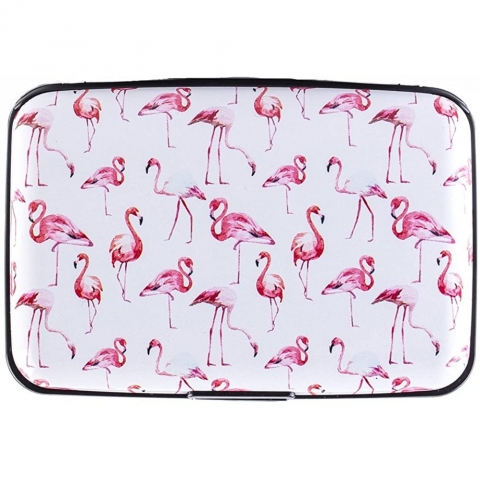 SHELL-D RFID Engellemeli Kartlk (Flamingo Desenli)