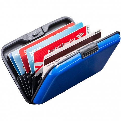 SHELL-D RFID Engellemeli Kartl�k (Mavi)