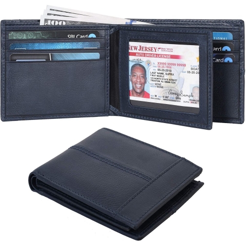 ESTALON RFID Engellemeli Erkek Czdan (Lacivert)