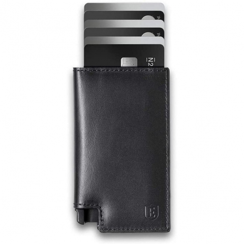 Ekster RFID Engellemeli �nce Erkek Kartl�k (Siyah)