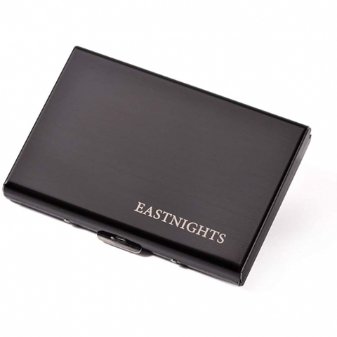 EASTNIGHTS RFID Engellemeli nce Erkek Kartlk (Siyah)