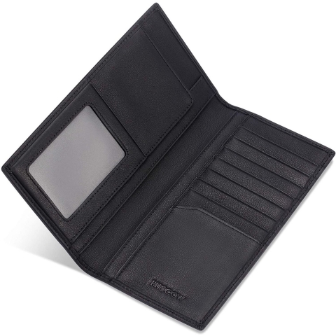 HISCOW Erkek �nce C�zdan (Siyah)