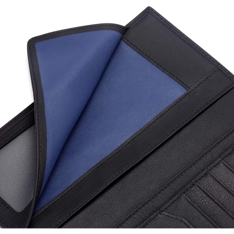 HISCOW Erkek �nce C�zdan (Siyah)