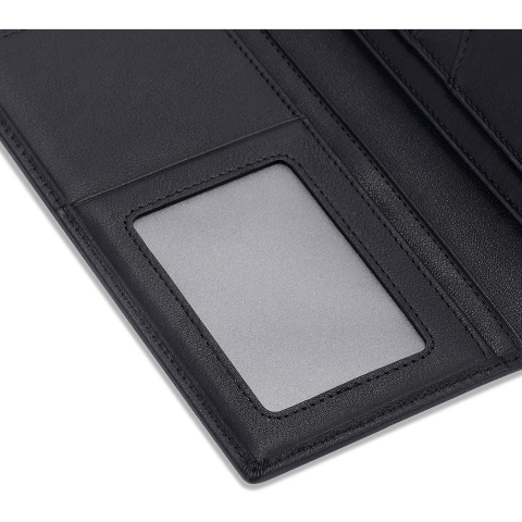 HISCOW Erkek �nce C�zdan (Siyah)