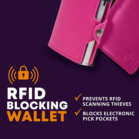 Conceal Plus RFID Engellemeli Kartlk (Pembe)