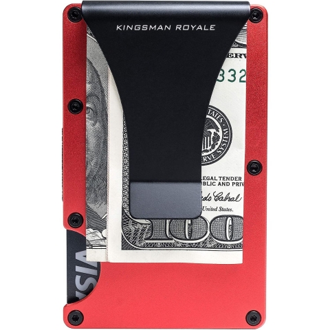 Kingsman Royale RFID Engellemeli Erkek Kartlk (Krmz)