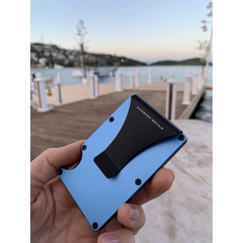 Kingsman Royale RFID Engellemeli Erkek Kartlk (Mavi)