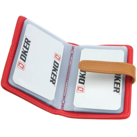 DEEZOMO PU Deri Kartl�k (K�rm�z�)