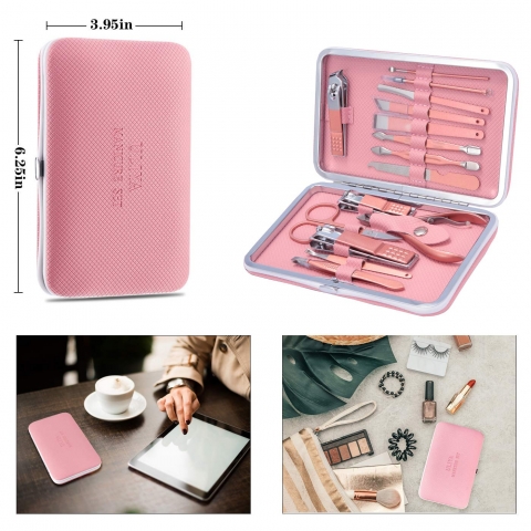 Uliya 15 Para Manikr Pedikr Seti (Pembe)
