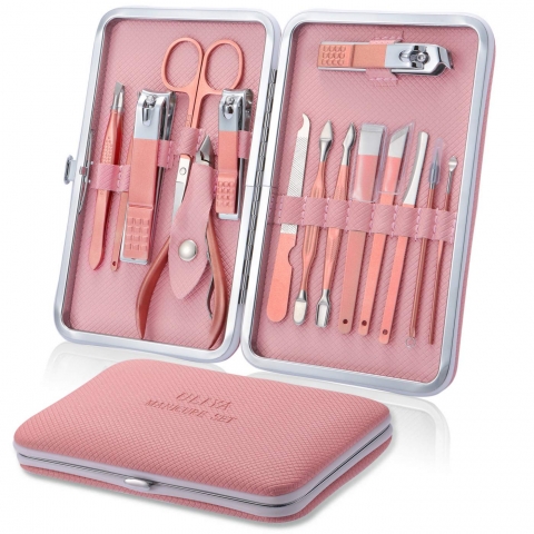 Uliya 15 Para Manikr Pedikr Seti (Pembe)