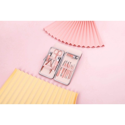 Alibuy 12 Para Manikr Pedikr Seti (Pembe)
