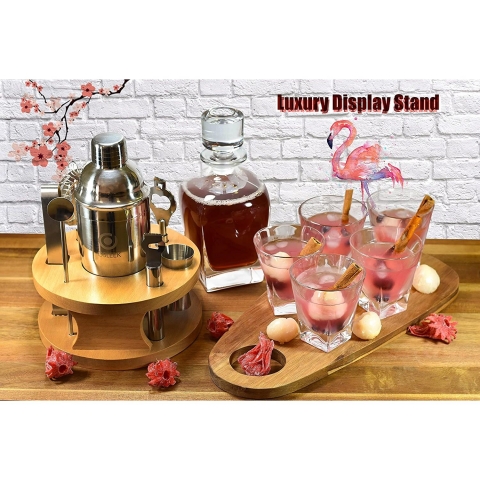 Osleek 8 Par�a Shaker Set (Paslanmaz �elik)