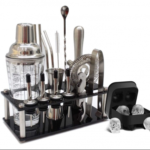 Zac&Laurence 18 Para Shaker Set (Kafatas Buz Kalpl)