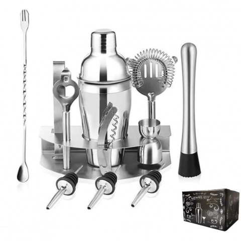 N/B 12 Para Shaker Set (Paslanmaz elik)