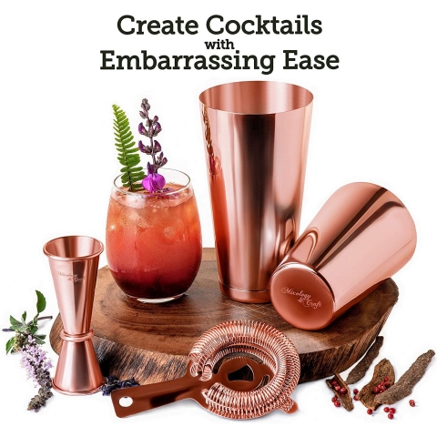 Mixology & Craft Shaker Set (Bakr)