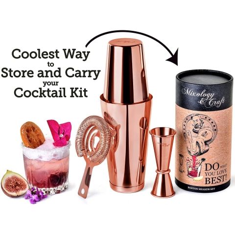 Mixology & Craft Shaker Set (Bakr)