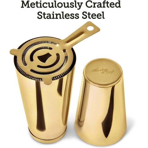 Mixology & Craft Shaker Set (Gold)