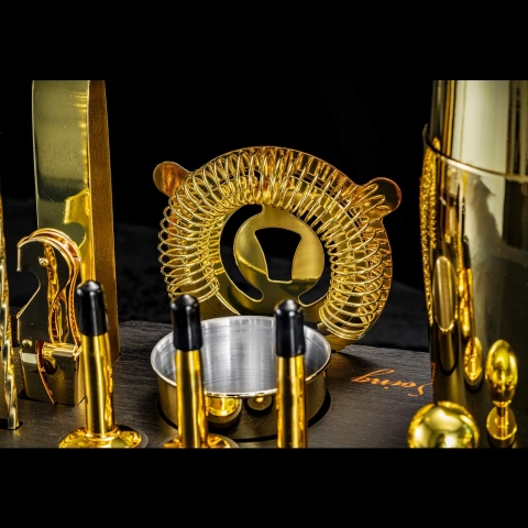 Soing Paslanmaz elik Shaker Set (24 Para)(Gold)