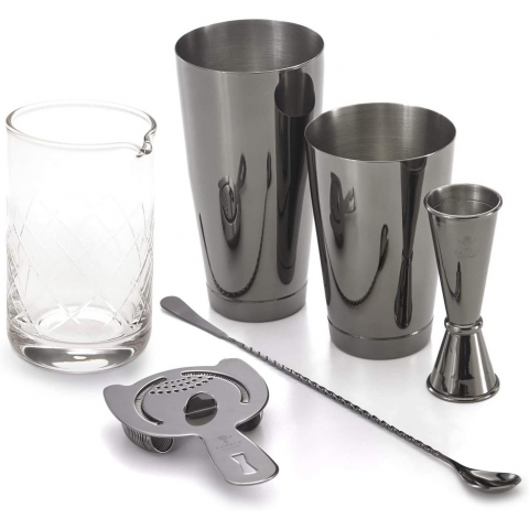 Barfly Paslanmaz elik Shaker Set (Black)