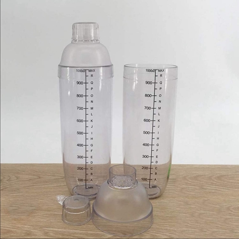 FEOOWV Plastik Shaker (1000cc)(2 Par�a)