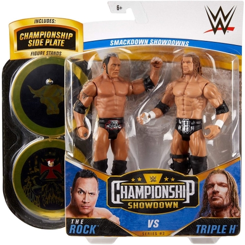 WWE The Rock ve Triple H 2 Para Figr Seti
