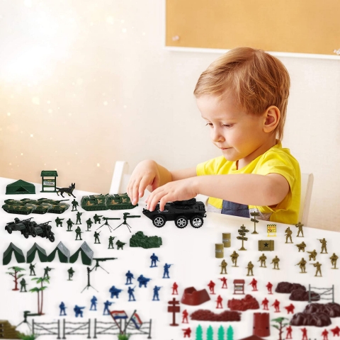 IQ Toys 200 Para Askeri Ordu Figr Seti 20,32 cm